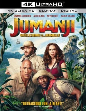 Jumanji : Bienvenue dans la jungle 4K 2017