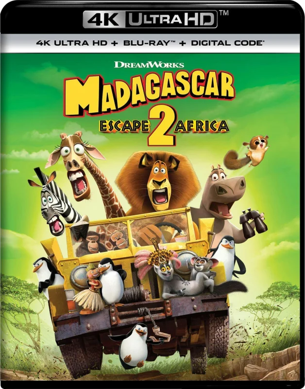 Madagascar 2: La grande évasion 4K 2008